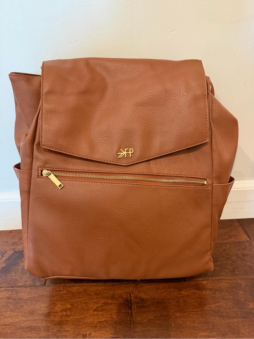 Freshly Picked Leather Backpack in Cognac